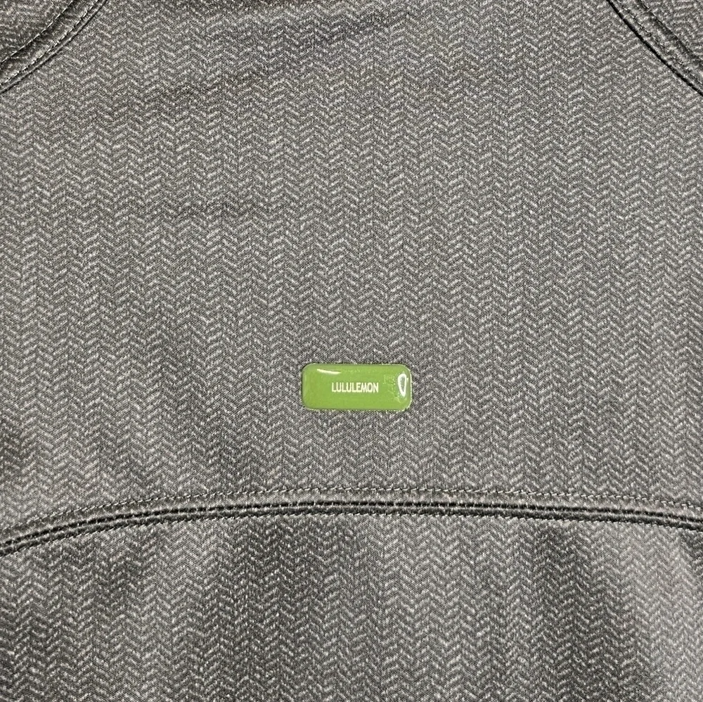 Lululemon Men's Brown Fleece Lined Soft Shell Performance / Bomber Jacket - Picture 4 of 12